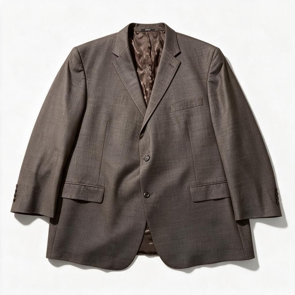 Hart Schaffner Marx Suit Jacket Mens 52R Brown Professional Blazer Business